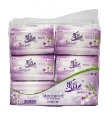 紙音軟包裝抽紙無香型 8212（200抽，6包/提，72包/箱）按提售