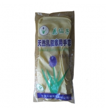 花仙子天然乳膠家用手套（L號(hào)，10雙/扎，300雙/箱）