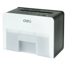 得力（Deli）9931 桌面型碎紙機(jī)（2.5L紙桶容量、精致小巧可碎卡、單次碎紙能力(70g/A5)4張S3級(jí)保密靜音設(shè)計(jì)）
