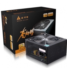 金河田(Golden field)額定450W 省師傅5500 電源(額定450W/主動(dòng)式PFC/12CM風(fēng)扇/背線/下置/防蟲(chóng)技術(shù))