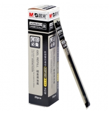 晨光（M&G）AGR640C3 0.5mm 針管型中性筆芯（黑色，20支/盒）按盒售
