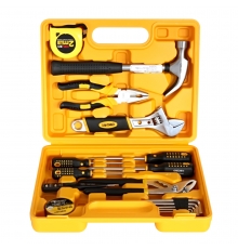 得力（deli）3701 多功能組合家用工具箱/工具套裝 16件套（滯銷(xiāo)品不生產(chǎn)售完為止）